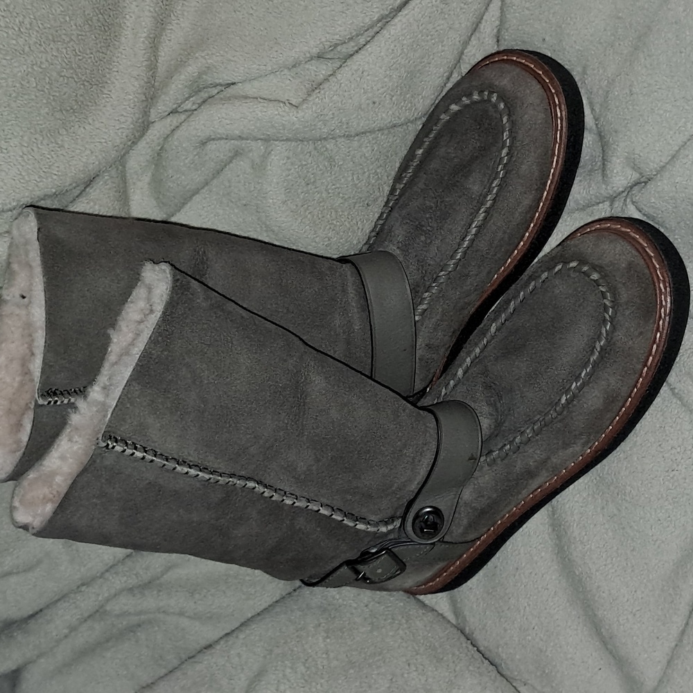 Coach suede boots